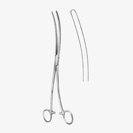 Bozemann Cotton Swab Forceps BJ Double Curved