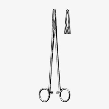 Hegar Needle Holder grooved