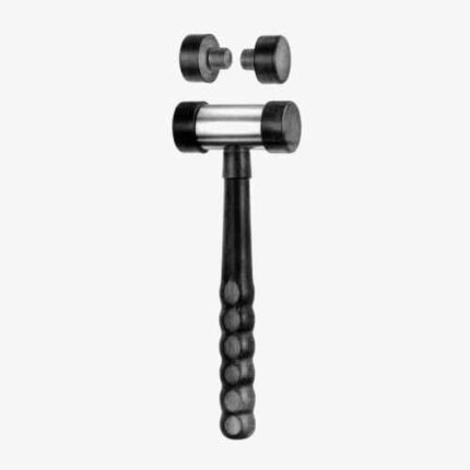 Bone mallet w/Ferrozel faces wooden