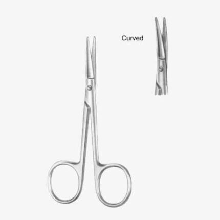 Knapp Eye and Fine Scissors Curved