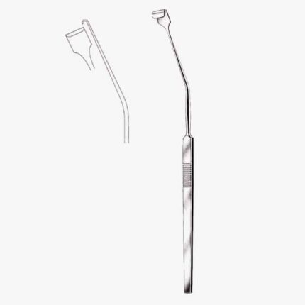 Nager Tampon Forceps, Tip 13 mm, Velum Hook, 19cm