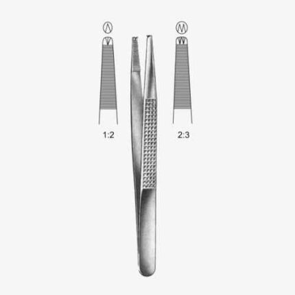 Bonney Tissue Fcps 1x2T,