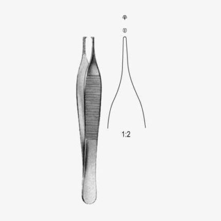 Adson Tissue Fcps 1x2T, w/ cross serr