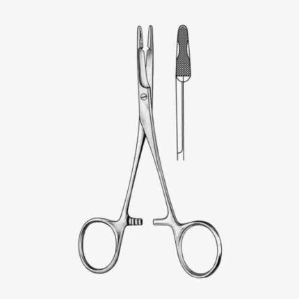 Olsen-Hegar Needle Holder w/blood groove